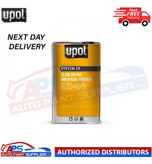 UPOL SYSTEM 20 S2046/5 SLOW DRYING UNIVERSAL 2K THINNER 5 LITRE