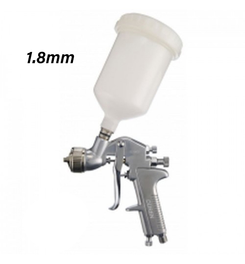 Fast mover Duren 521805 1.3mm Conventional Gravity Spraygun, Silver, 1.3mm