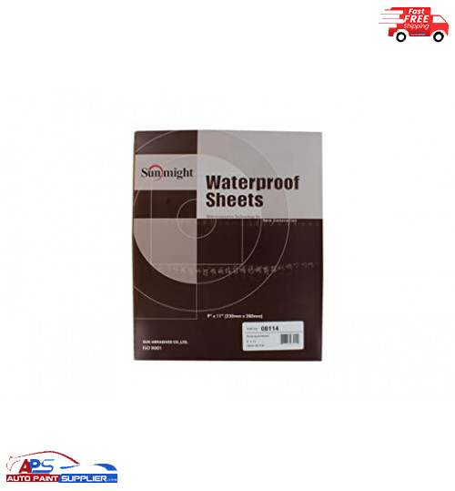 Waterproof Sanding Sheets Sunmight 9" x 11"