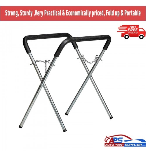 FMT Stand Body shop Bumper Wing Bonnet Painting Prep Panel Trestle Trestle