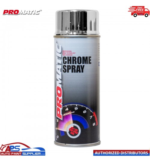 Promatic Chrome Spray Paint Aerosol 400ml - Free Delivery