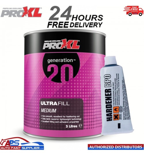 PROXL GENERATION20 FILLER 3L & BPO Hardener Ultrafill Medium Depth Repairs