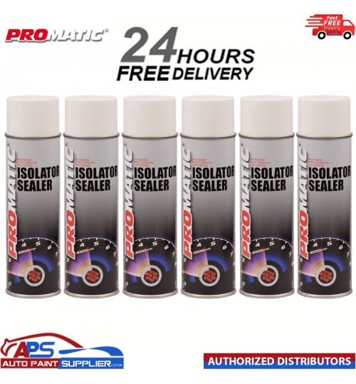 6x PROMATIC ISOLATOR SEALER SPRAY AEROSOL PRIMER 500ML