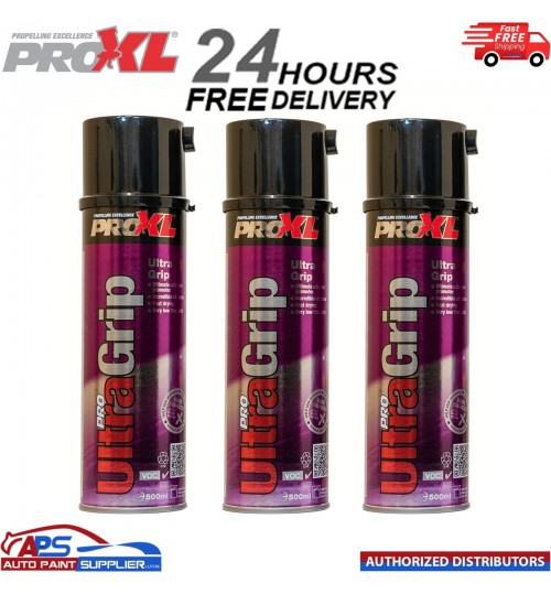ProXL Ultra Grip High Adhesion Multi Primer x 3 500ml Aerosol Spray Paint PRO XL