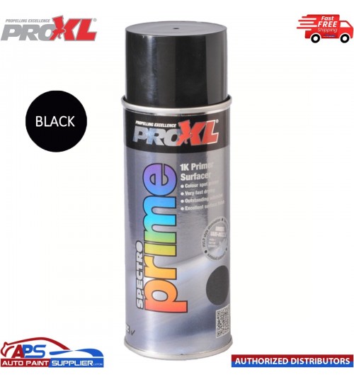 1 X PROXL SPECTRO PRIME AEROSOL 400ML - BLACK -PRO XL SPOT ETCH