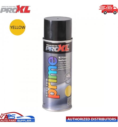 1 X PROXL SPECTRO PRIME AEROSOL 400ML - YELLOW -PRO XL SPOT PRIMER ETCH