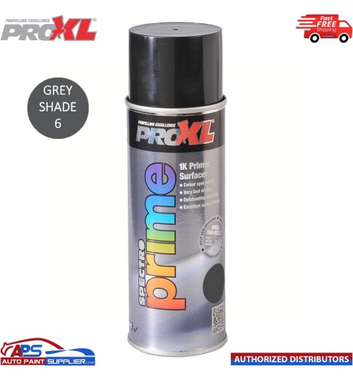 1 X PROXL SPECTRO PRIME AEROSOL 400ML - GREY SHADE 6 - PRO XL SPOT ETCH