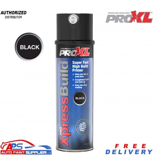 ProXL XpressBuild High Build Primer Spray Aerosol Black - 500ml