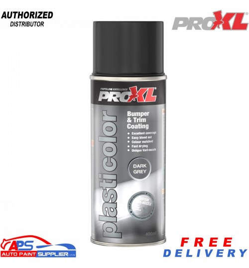 Pro XL Plasticolor 400ml Bumper Trim Paint Aerosol – PC5DG Dark Grey