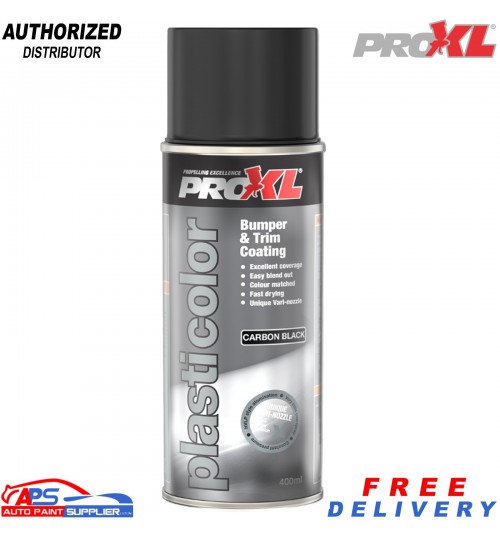 ProXL Plasticolor Carbon Black 400ml Aerosol – Bumper & Plastic Trim