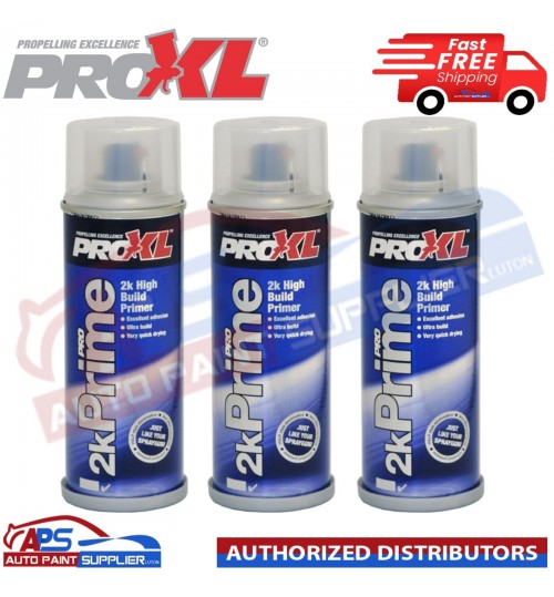 3X PRO XL PRO 2K PRIMER AEROSOL 200ML PRIME HIGH BUILD FILLER - PROXL ETCH PAINT