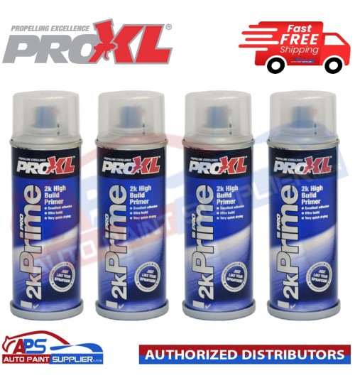 4X PRO XL PRO 2K 200ML PRIME HIGH BUILD FILLER PRIMER AEROSOL- PROXL ETCH PAINT