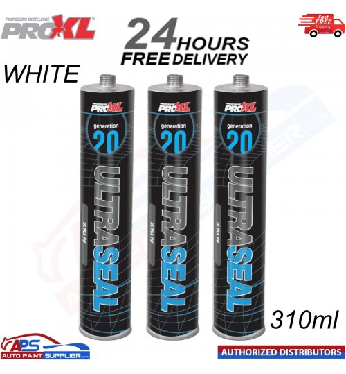 3X PROXL GENERATION 20 ULTRA PU SEALER WHITE - 310ML Car Body Sealer