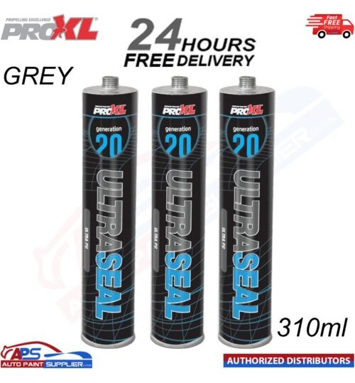 3x PROXL GENERATION 20 ULTRA PU SEALER GREY - 310ML Car Body Sealer