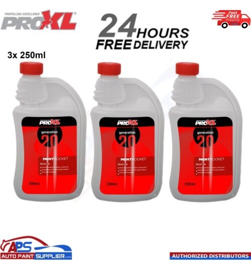3x PROXL ROCKET PAINT ACCELERATOR FOR 2KPAINTS CLEARCOATS PRIMER 250ML