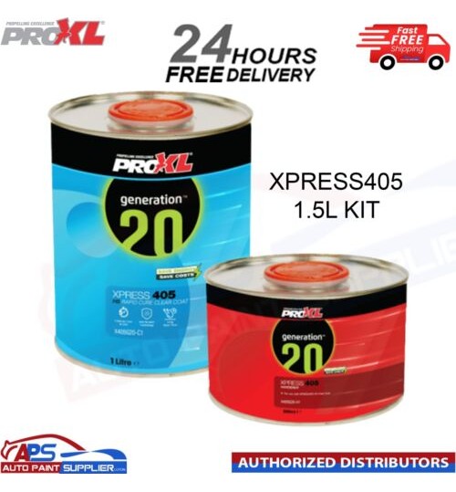 PROXL XPRESS405 HS ANTI SCRATCH RAPID CURING CLEARCOAT KIT 1.5L