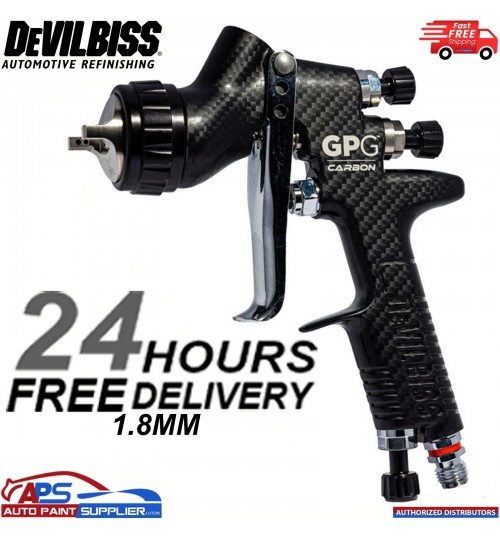 DeVilbiss Carbon Edition GPG 1.8mm General Purpose Setup Spray Gun 905008-CB