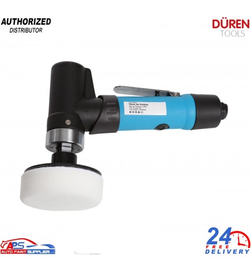 Duren 625626 Dual Action Air Sander – 75mm Car Body Polishing Tool