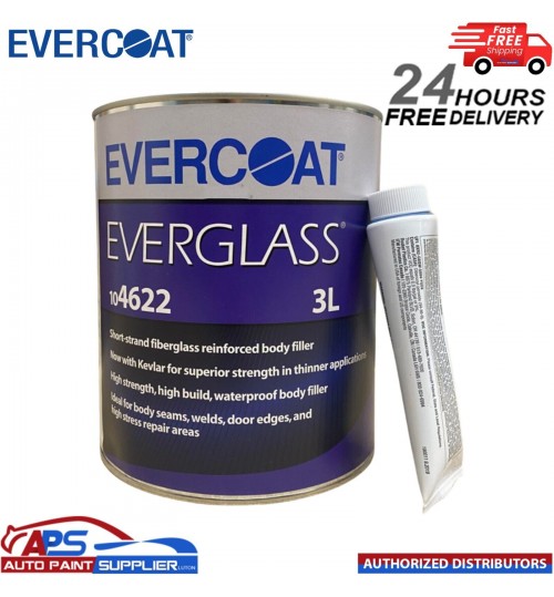 EVERCOAT 104622 EVERGLASS FIBERGLASS REINFORCED FILLER 3LT - WITH BPO HARDENER
