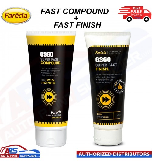 Farecla Super Fast Compound SFC106 + Super Fast Finish SFF106 - High Quality