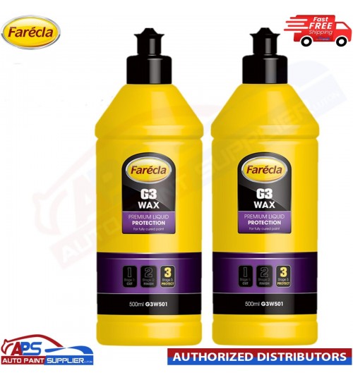 2x Farecla G3 Wax Premium Liquid Protection 500ml - G3W501
