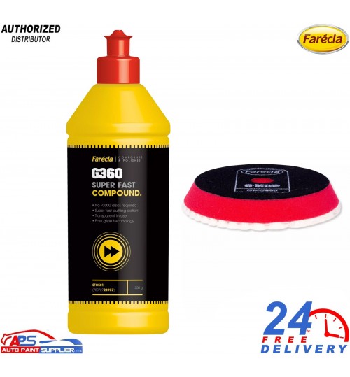 Farecla G360 SFC501 500g Compound With GMC650 Pad – Polishing Kit