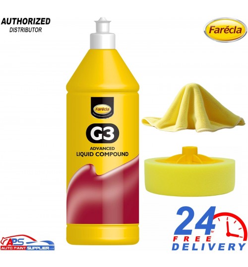G3 Advanced Compound 1Ltr With GMH601 Pad + Polishing Cloth Kit