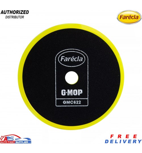 Farecla GMC822 G Mop Yellow Waffle Pad - Compounding Foam - 200 mm / 8 inch