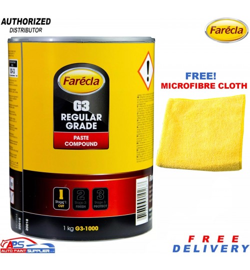 Farecla G3 1kg Rubbing Compound – Regular Grade Car Polish Paste