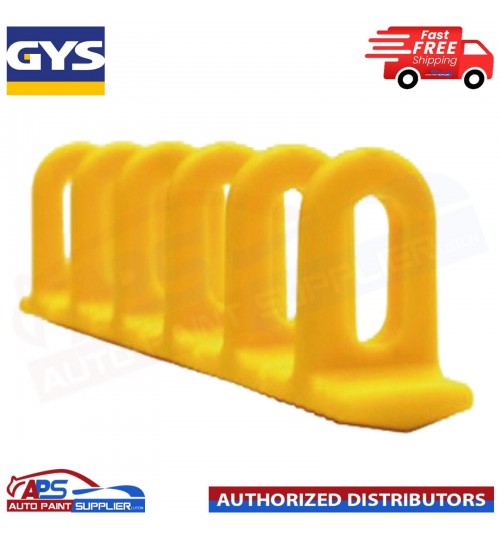 GYS SET OF 3 YELLOW CONICAL PLASTIC MULTI PADS - GYS 048089 - 6x22x156mm