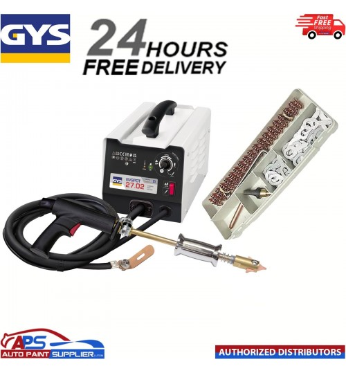 GYSPOT 27.02 GYS DENT PULLER REPAIR KIT WITH ADDITIVE KIT - STUD, PIN, WELD