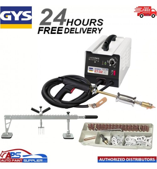 GYSPOT 27.02 GYS DENT PULLER & DUAL ACTION LEVER BAR REPAIR KIT + ADDITIVE KIT