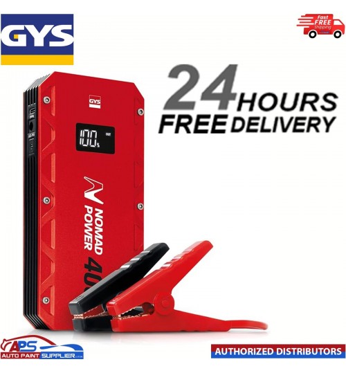 GYS 025882 Nomad Power 400 Lithium Car Jump Starter Booster 12V