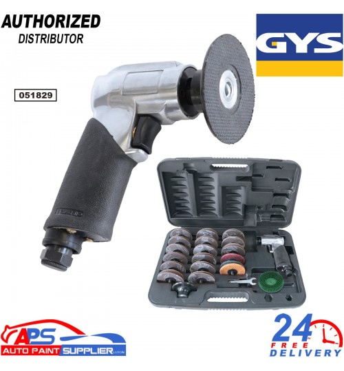 GYS 051829 75mm Mini Air Grinder Kit Pneumatic Sander