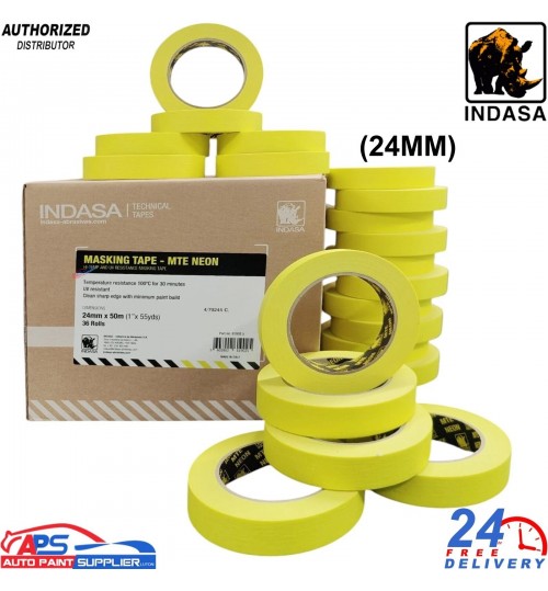 3x INDASA RHYNO SOFT EDGE MASKING FOAM 13MM X 50M - FAST DELIVERY