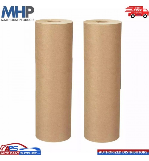 Brown Masking Paper 18 Inch approx. water & solvent 450mm 50gsm 180m