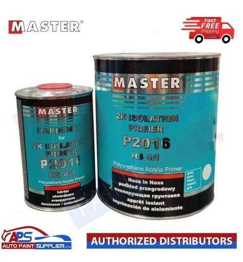 MASTER 2K ISOLATION PRIMER P2016 HS 4:1 WITH HARDENER 2K ISOLATION 3.75 L KIT