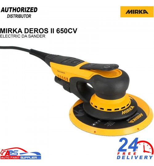 Mirka Deros II 650CV 5mm Electric DA Sander 150mm Dual Action