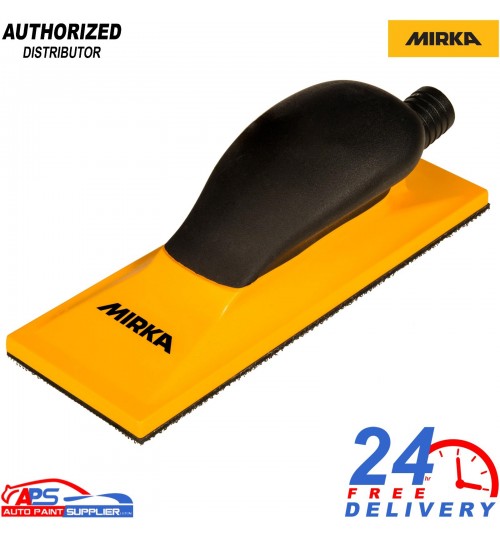Mirka Premium Sanding Block 70x198mm – Yellow Hand Sanding Tool