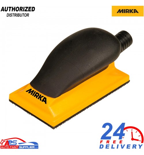Mirka Hand Sanding Block 70x125mm – Premium Yellow Block