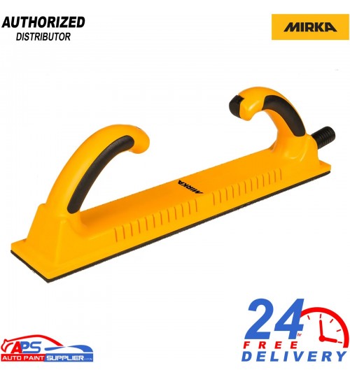 Mirka 70x400mm Rigid Sanding Block – Long Bed Hand Block with Dust Port