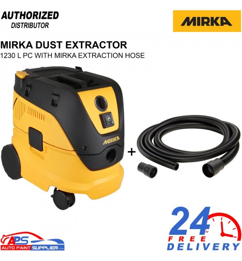Mirka 1230 L PC Dust Extractor 230V GB – Includes Professional Extraction Hose
