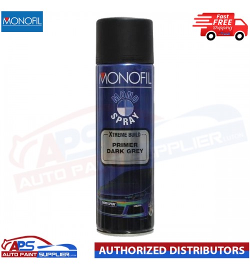 MONOFIL MONO SPRAY XTREME BUILD DARK GREY PRIMER AEROSOL - 500ML -