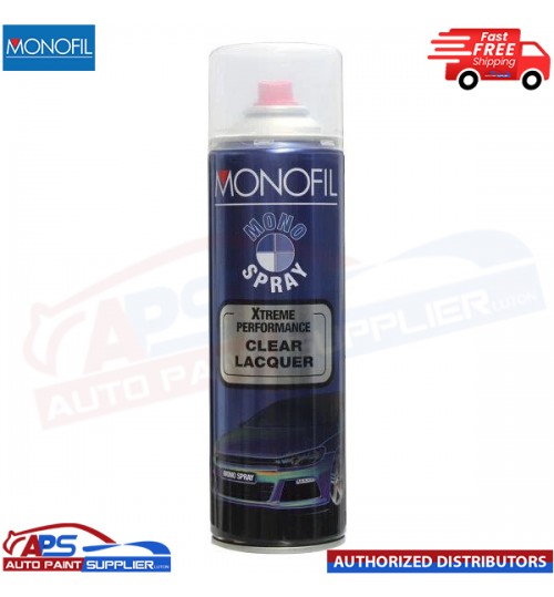MONOFIL MONO SPRAY XTREME PERFORMANCE CLEAR LACQUER AEROSOLE - 500ML
