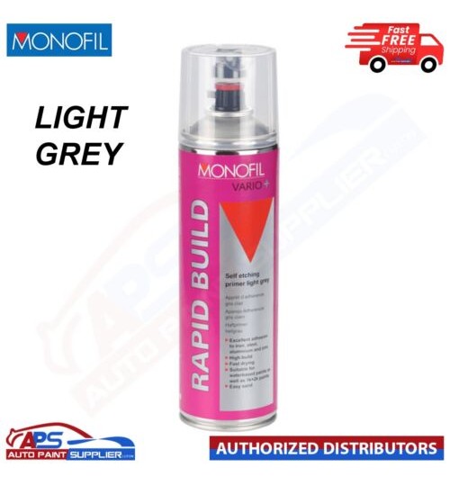 MONOFIL VARIO+ RAPID BUILD SELF ETCHING PRIMER LIGHT GREY Aerosol 500ml