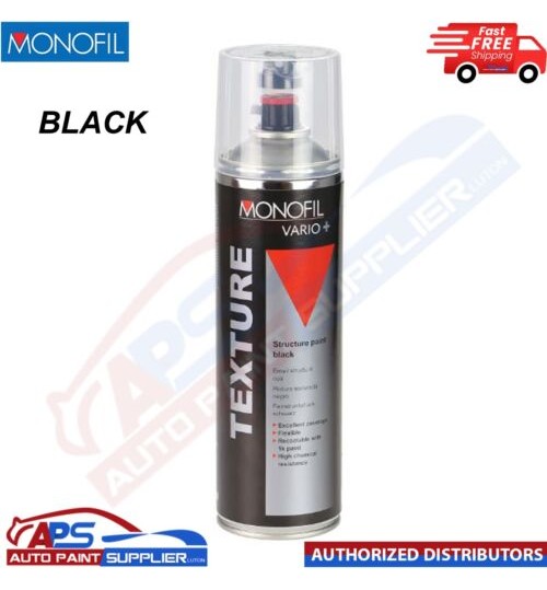 MONOFIL VARIO+ TEXTURE COATING BLACK BUMPER PAINT Aerosol 500ml