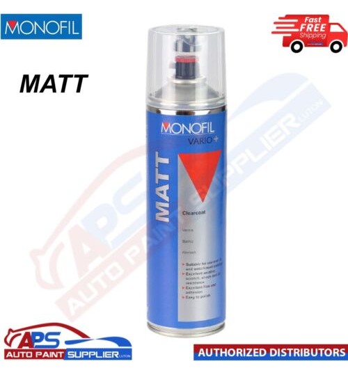 MONOFIL VARIO+ MATT CLEARCOAT FINISH LACQUER SPRAY CLEAR Aerosol 500ml