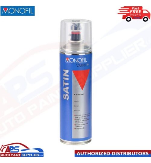 MONOFIL VARIO+ SATIN CLEARCOAT FINISH LACQUER SPRAY CLEAR Aerosol 500ml