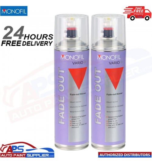 2x MONOFIL VARIO+ FADE OUT THINNER SPRAY Aerosol 500ml - FAST DELIVERY