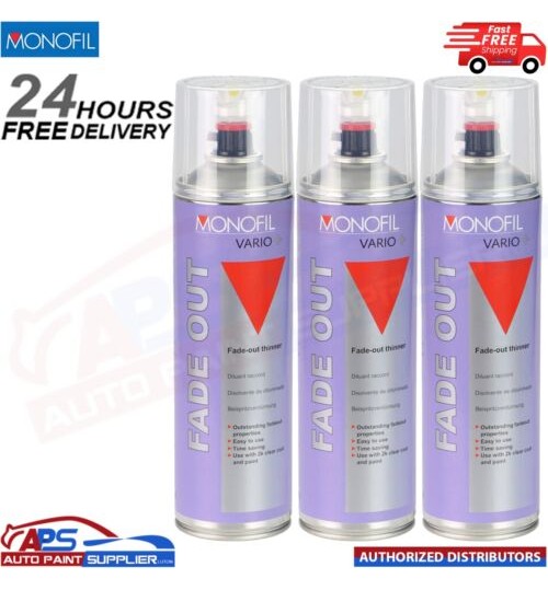 3x MONOFIL VARIO+ FADE OUT THINNER SPRAY Aerosol 500ml - FAST DELIVERY